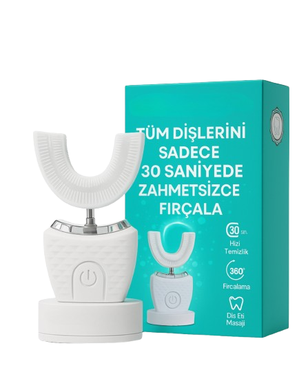 Ultrasonik Elektrikli Diş Fırçası Mavi Işık U Diş Beyazlatma
